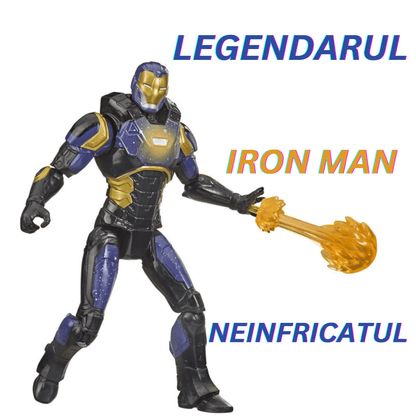 Figurina Iron Man Copii +4 Ani Hasbro, Multicolor, 15 cm