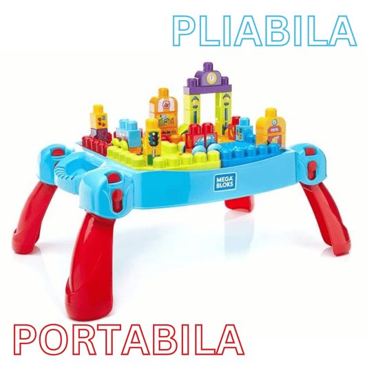 Cuburi de Construit Copii +12 Luni Mega Bloks, Set 30 piese