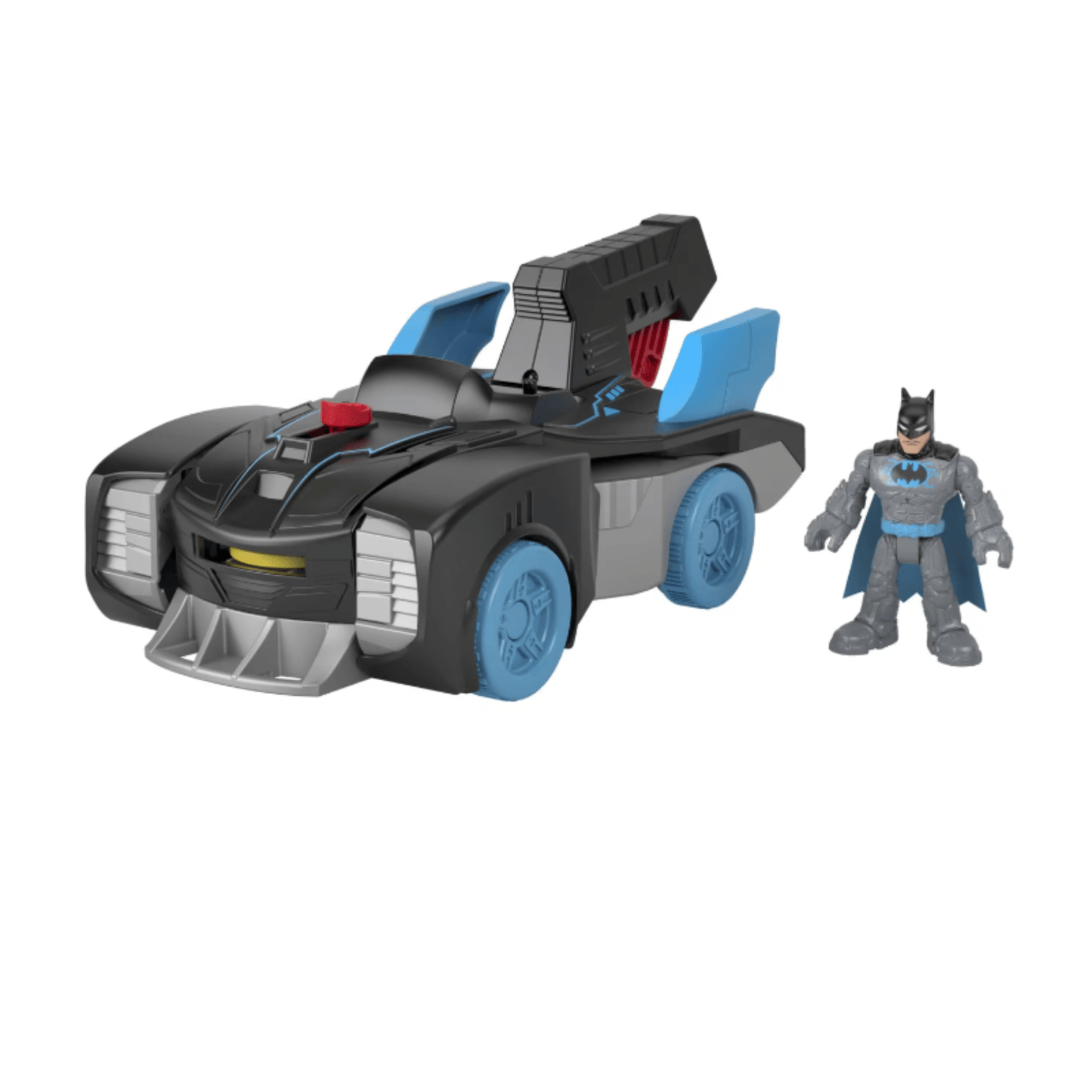 Masinuta Copii DC Super Friends - Vehicul cu figurina Bat-Tech Batmobil