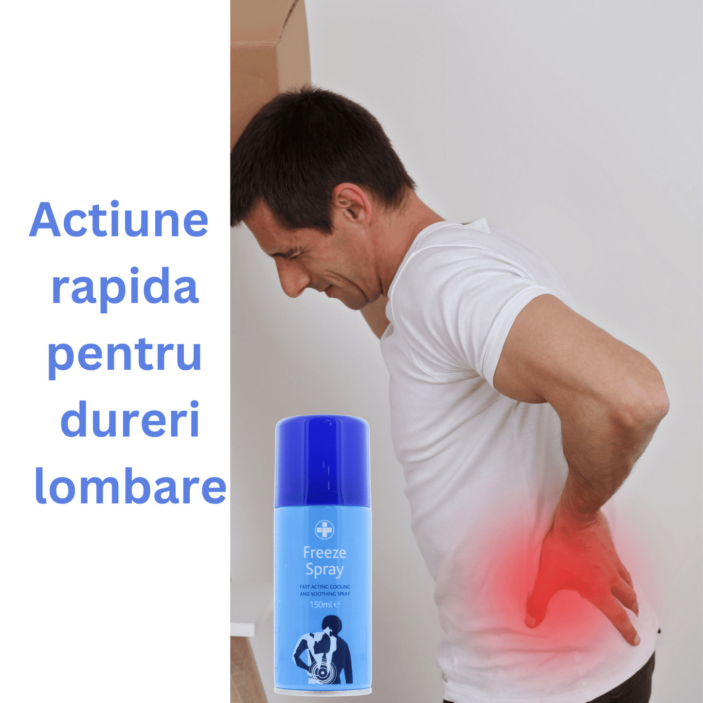 Spray Durere Musculara, Mentolat si Actiune Rapida, 150 ml