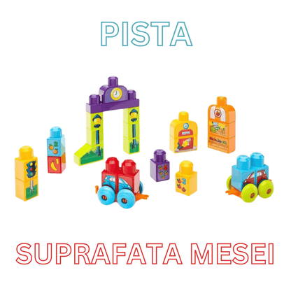 Cuburi de Construit Copii +12 Luni Mega Bloks, Set 30 piese