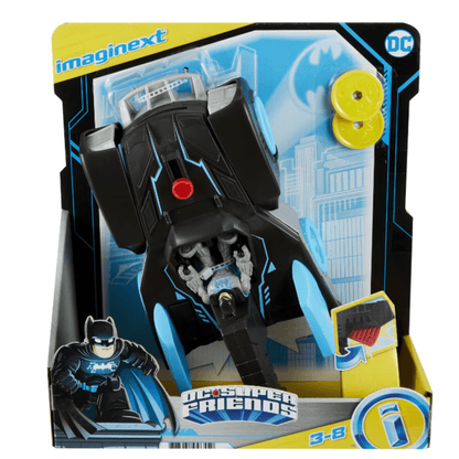 Masinuta Copii DC Super Friends - Vehicul cu figurina Bat-Tech Batmobil